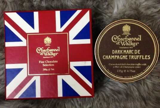Charbonnel et Walker Fine Chocolates and Dark Marc de Champagne Truffles 